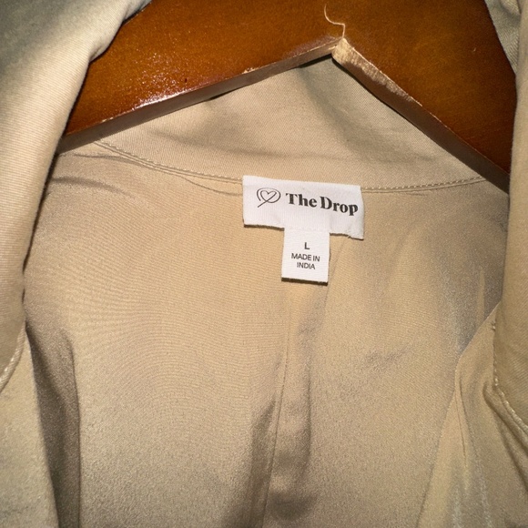 Amazon The Drop Women's Tan Convertible Trench Utility Coat by Takkunda Large - Picture 3 of 9